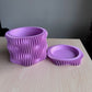 Muxel Planter Pot -matte purple
