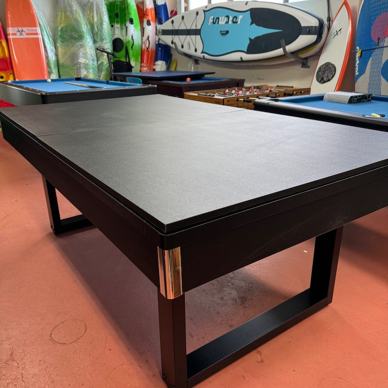 New  7' Dining Pool Table with Reversible Table Tennis Top.