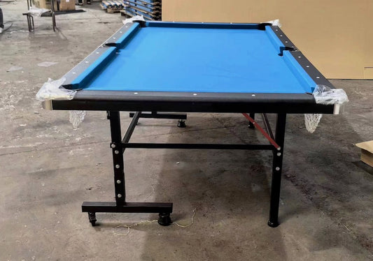 New 7' Fold Up Pool Table with Table Tennis Top