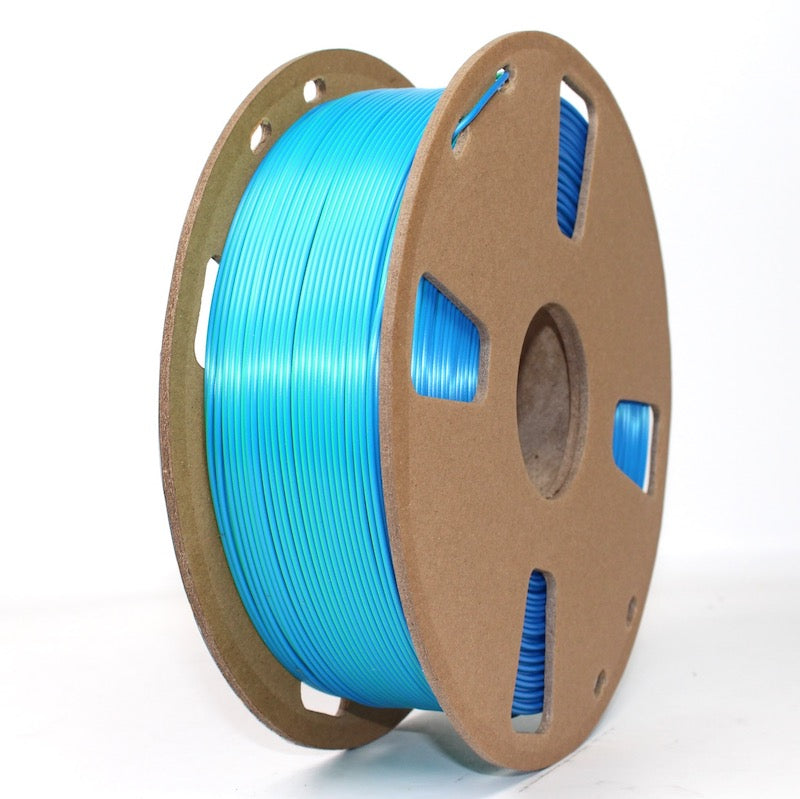 PLA 3D Printer Filament SILK Dual Colour Blue + Green
