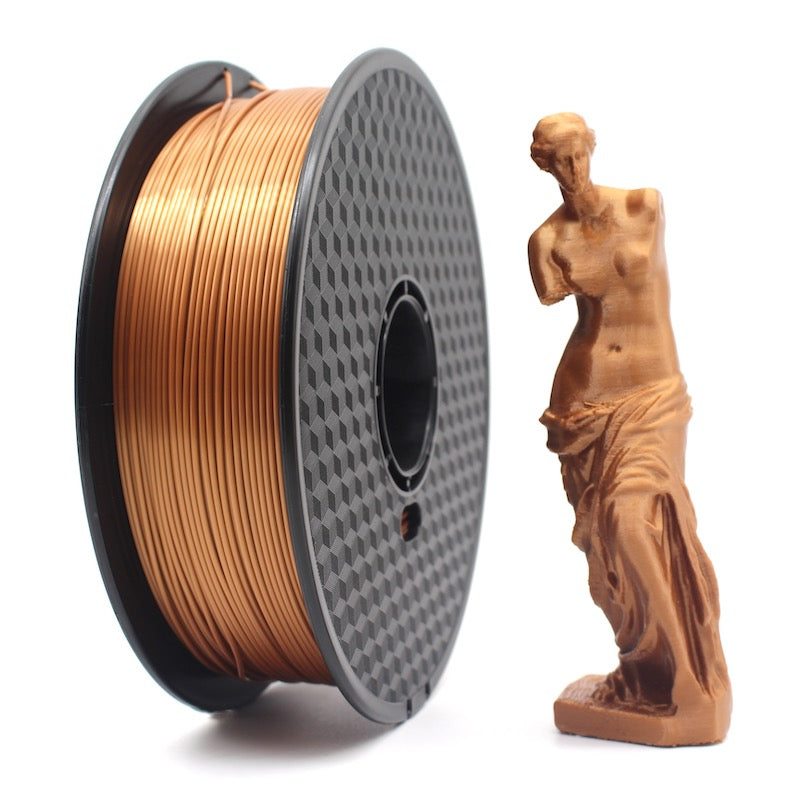 PLA 3D Printer Filament Silk Copper