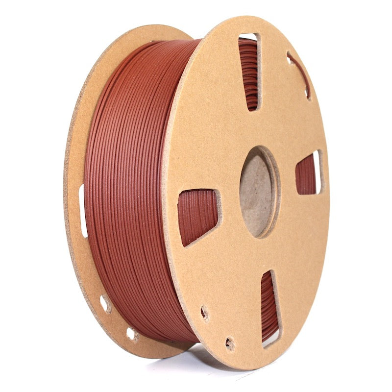 PLA 3D Printer Filament Wood Look Red