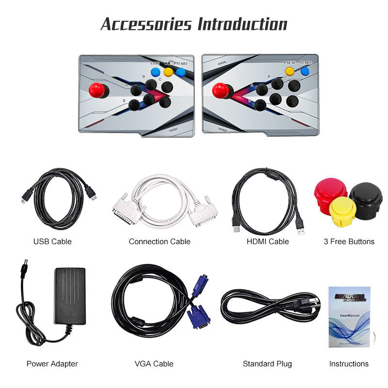 Pandora Style Box Retro Gaming Console (split console)