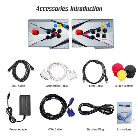 Pandora Style Box Retro Gaming Console (split console)