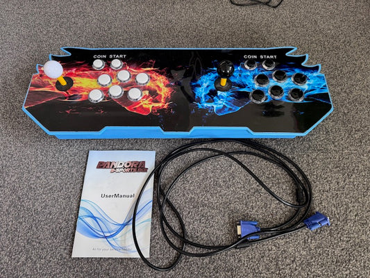 Pandora Style Box Retro Gaming Console missing power supply. Also not working so selling for parts