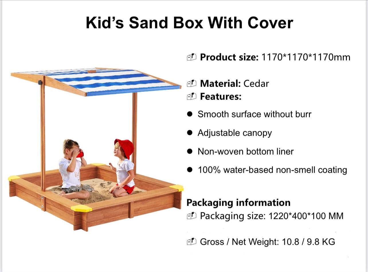 Sandpit with Cover