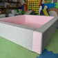 Soft Play Full Foam Ball Pit with mat pink