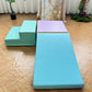 Soft Play Low Climber -Pastel Rainbow Value Set