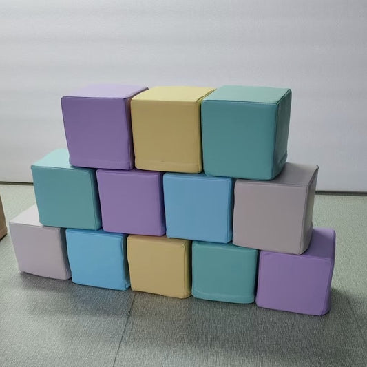 Soft Play Blocks Pastel Rainbow Value Set