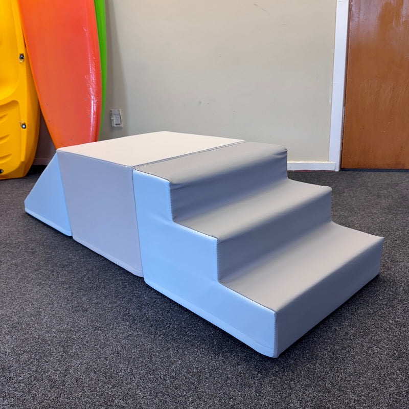 Soft Play Stairs Platform Ramp blue
