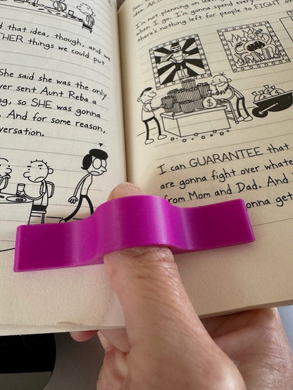 3D Printed Thumb Book Spreader