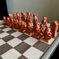 Viking Chess pieces Black / Brown