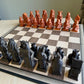 Viking Chess pieces Black / Brown