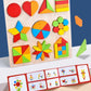 Wooden shapes Puzzle geometric