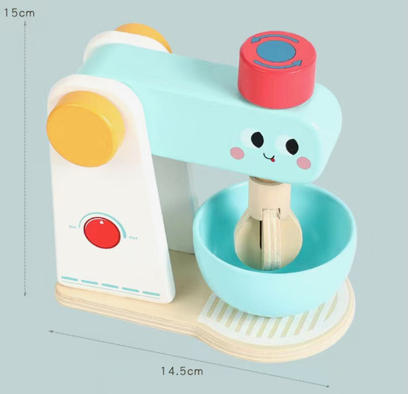 Wooden Toy Cake Mixer