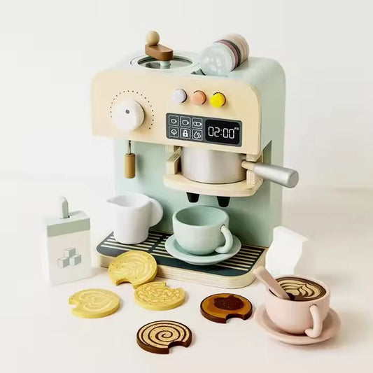 Wooden Toy Coffee Machine