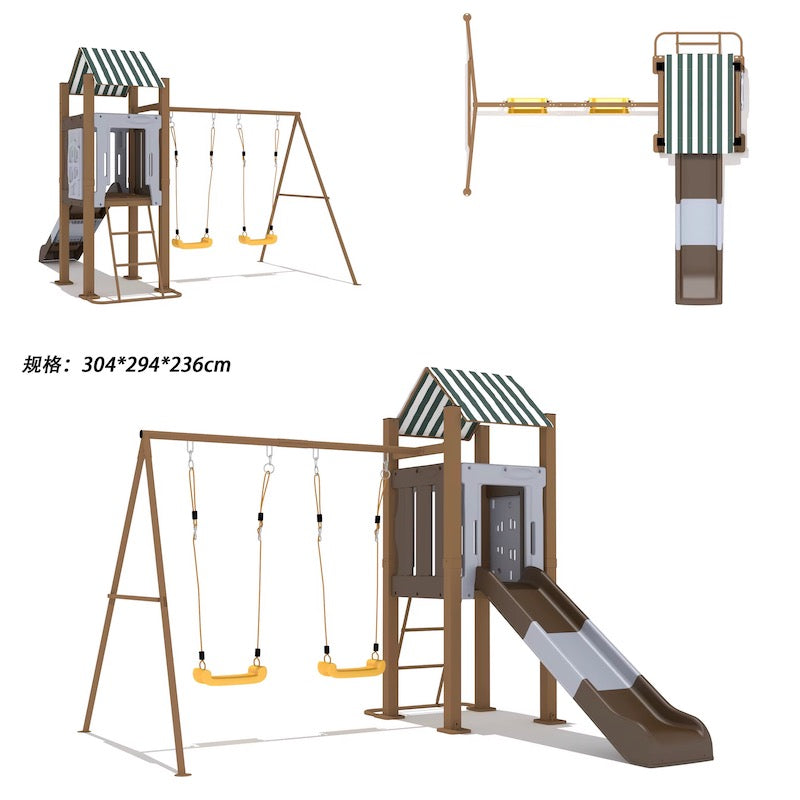 Xtreme Swing Slide Fort 01
