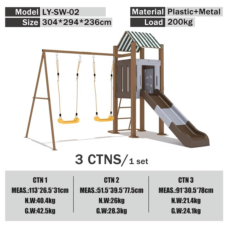 Xtreme Swing Slide Fort 01