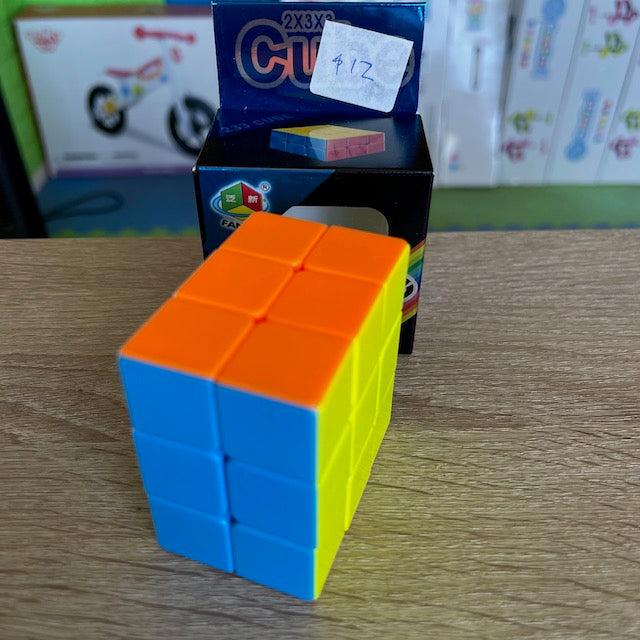 2 x 3 x 3 Stickerless Cube Puzzle