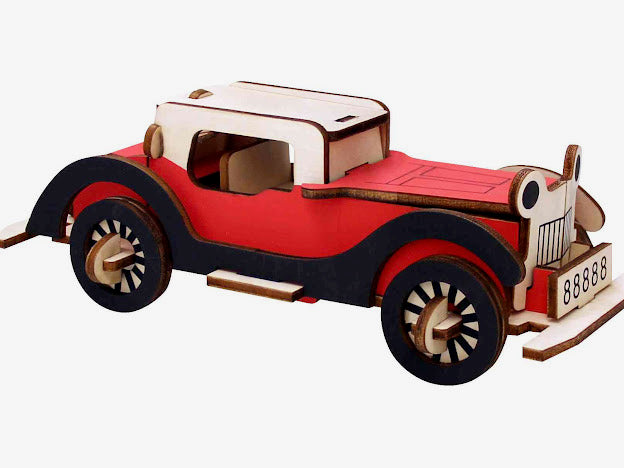 3D Wooden Puzzle Classic Car