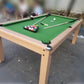 New 7' Dining Pool Table with 2 Bench Seats