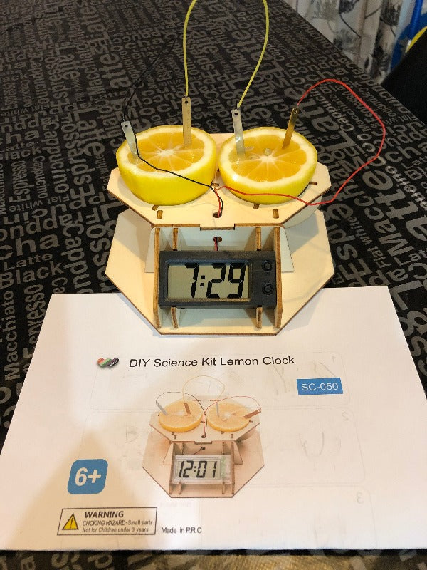 DIY Lemon Clock