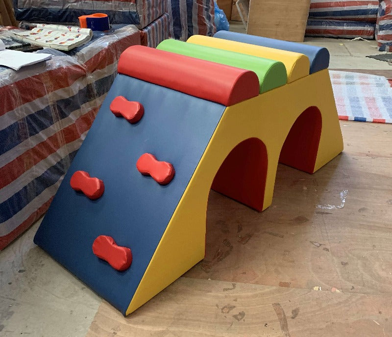 Softplay Double Arch Bridge