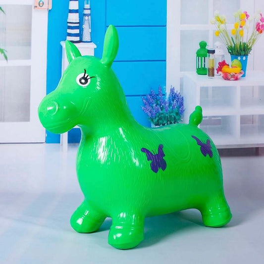 Animal Hopper Green Horse