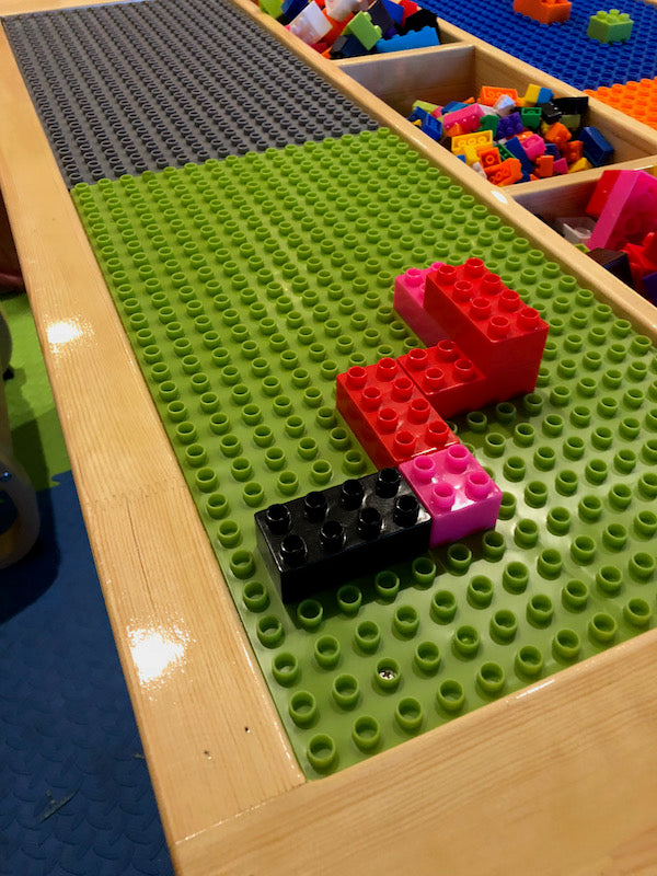 Solid Wood Building Block Table