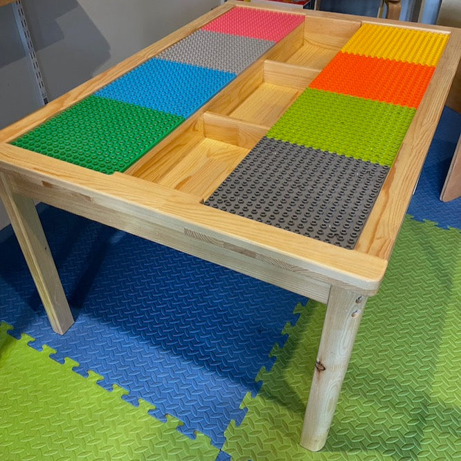 Solid Wood Building Block Table