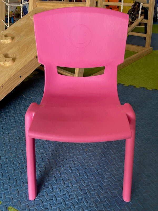 Children's Smile Chair dark pinnk