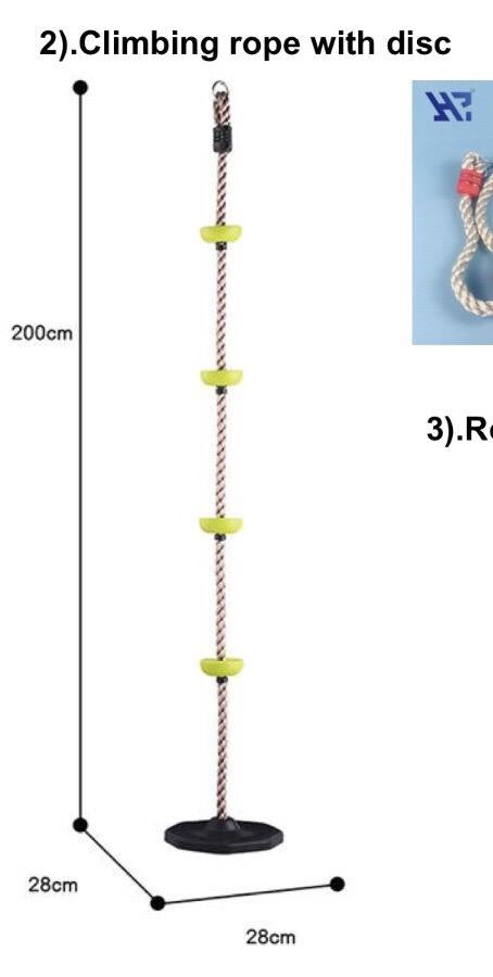Climbing Rope with Disc