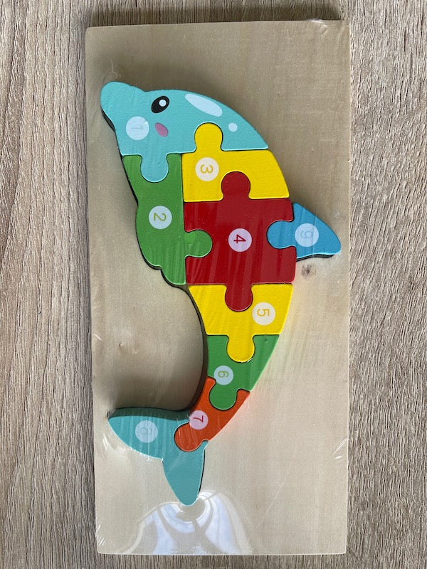 Counting Puzzle Dolphin