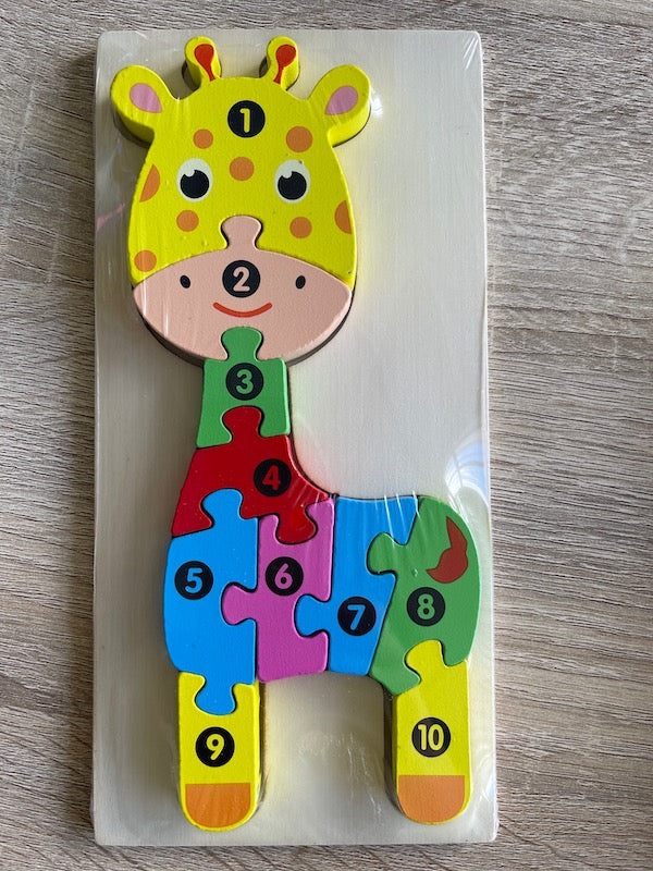 Counting Puzzle Giraffe