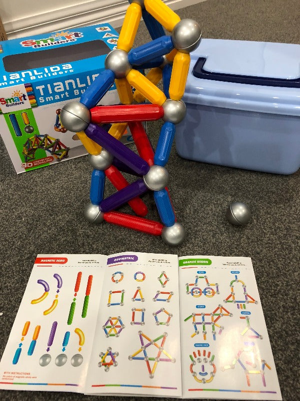 Smart Builders Magnetic Rods and Balls