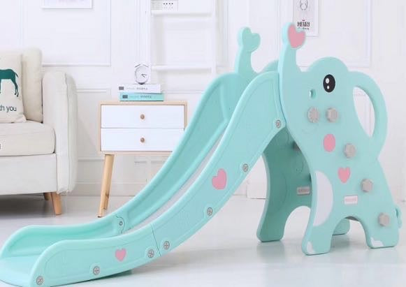 Elephant Slide Pastel Green