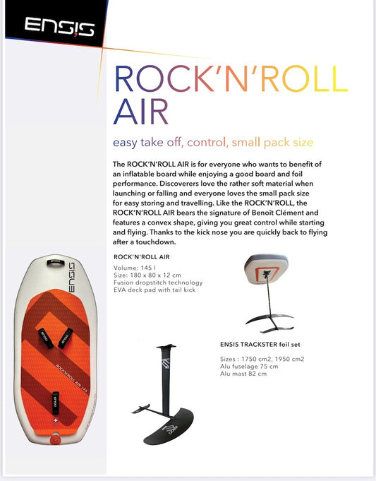 Ensis Rock n Roll Air Wing Foil Package
