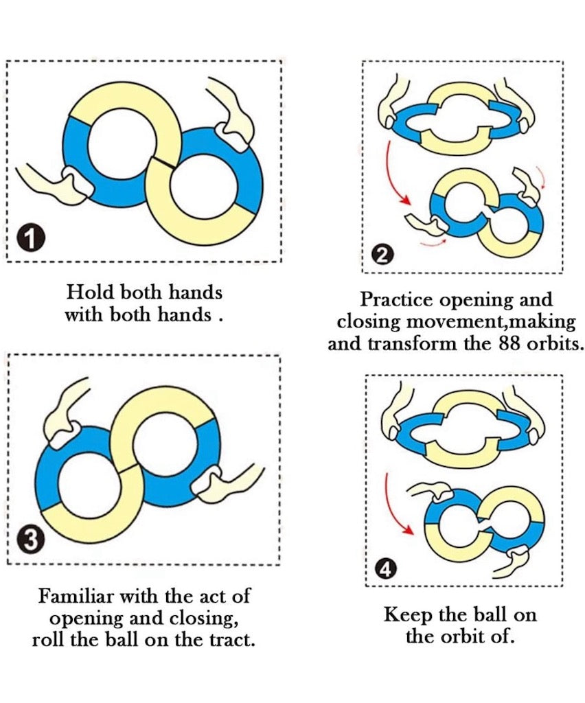 Textured Infinity Loop Activity Infinite Loop Continuous Track Activity