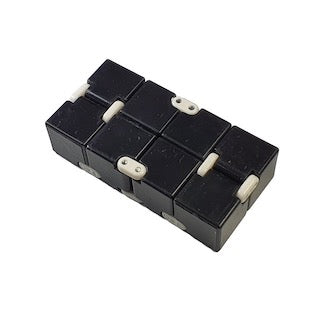 Infinity Cube black with white hinges