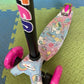 Kids Kick Scooter with LED Wheels and Graphics