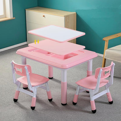 Kids Whiteboard and Storage Table