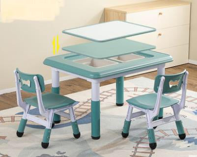 Kids Whiteboard and Storage Table