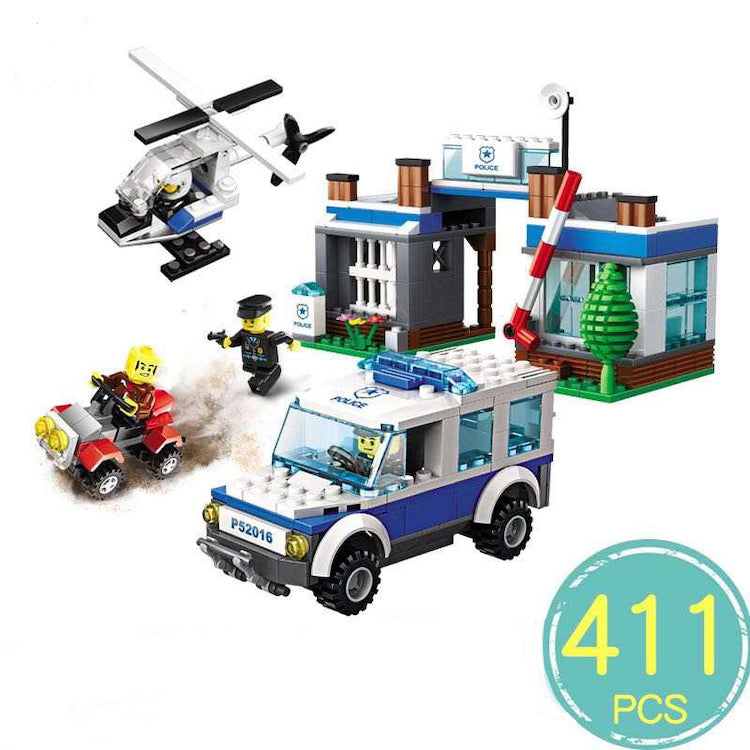 Building Block Police Construction Set