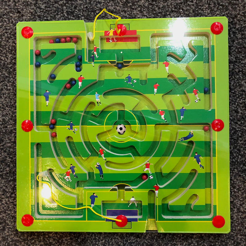 Magnetic Maze soccer field