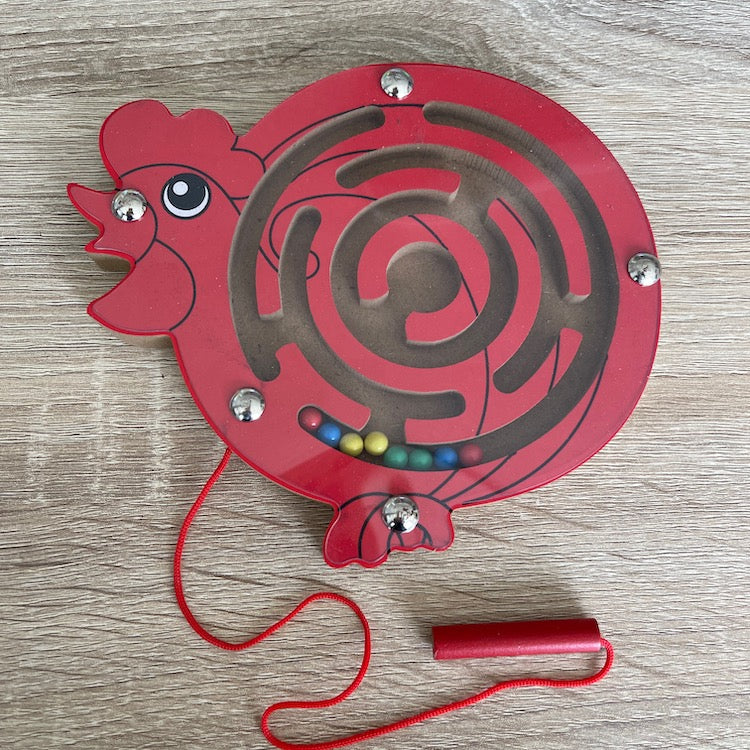 Magnetic Maze rooster