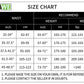 Sports and Mountain Bike Shorts Size Chart