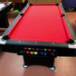 New 6' Fold away pool table red cloth