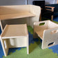 New Pre-school desk and chairs set