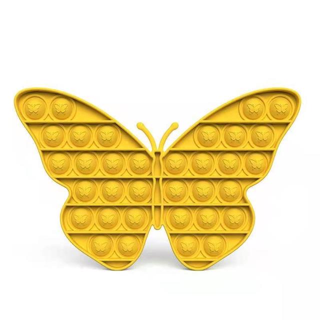 Push Pop (Popit) Butterfly Yellow