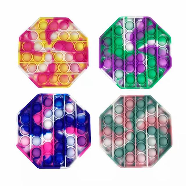 Push Pop Multicoloured Octagon